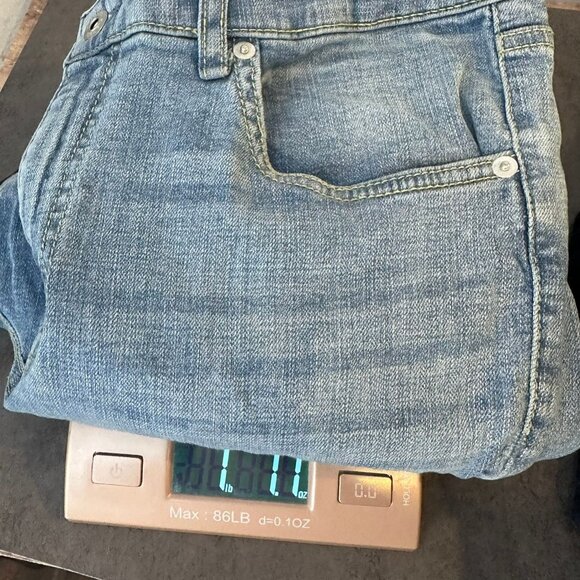 Ella Moss High Waist Straight Jeans Womens12/31 Light Blue Classic Norm Everyday - Picture 8 of 8